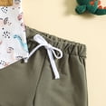 thumbnail image 3 of WOLLED Newborn Baby Boys Hooded Outfit 2PCS Kids Infant Cotton Cartoon Short Sleeve Set for 0 Months-3 Years, 3 of 9