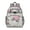 Grey-8, variant on Food Pattern Student Backpack Featuring Ice Cream and Sweet Treats Lightweight and Durable and Book Bag Adjustable Chest Strap and Padded Shoulder Straps for Comfort