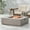 LIGHT GREY 1WHI-50K, variant on Outdoor Heater Outdoor 50,000 BTU Round MgO Concrete Propane Fire Pit, Light Grey (Tank Cover not Included),Patio Heater