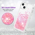 thumbnail image 2 of for iPhone 14 Plus Case Glitter, Shockproof Clear TPU iPhone 14 Plus Case with 2 Screen Protectors, Bling Light Pink Glitters iPhone 14 Plus Case for Women, 2 of 12