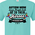 thumbnail image 4 of Inktastic Autism Awareness Autism Mom with Puzzle Ribbons T-Shirt, 4 of 5