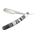 thumbnail image 1 of Navajas de afeitar de acero para barbero, maquinilla de afeitar plegable para hombre, moldeadora de pelo de Metal recta Vintage sin, 1 of 1