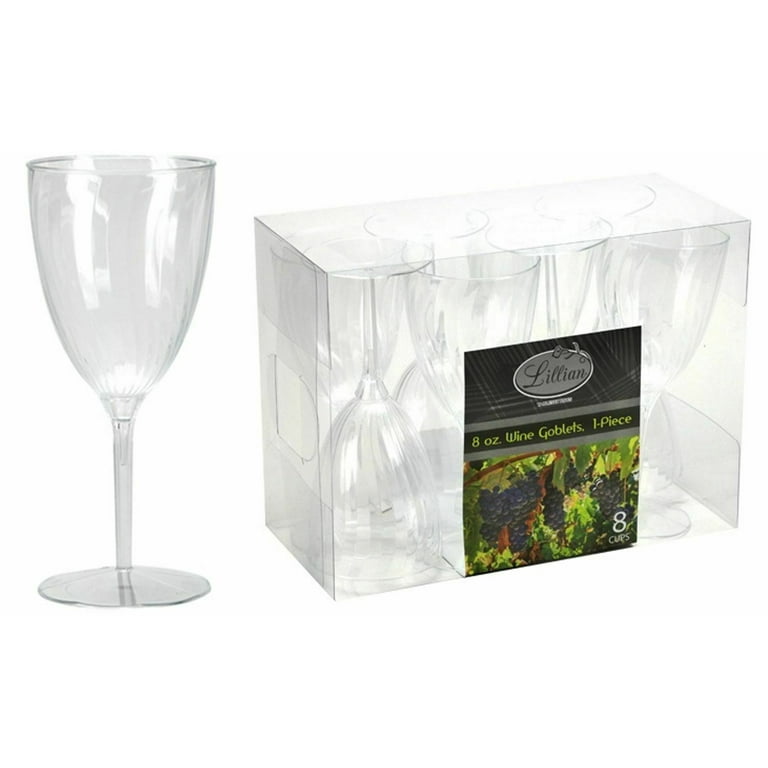 4 oz. Clear Stemless Plastic Mini Goblets (64 Goblets)