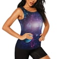 thumbnail image 2 of KLL Planets Stars And Galaxies1 Print Womens Tank Top Sleeveless Workout Tops Athletic Running Shirts Yoga Gym Clothes-Small, 2 of 7