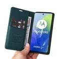 thumbnail image 3 of Funda para Motorola MOTO G04/G24 Estuche de Cuero PU Tipo Cartera con Ranuras para Tarjetas y Cierre Magnético, 3 of 5