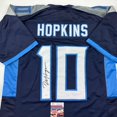 thumbnail image 2 of Autographed/Signed DeAndre Hopkins Tennessee Dark Blue Football Jersey JSA COA, 2 of 4