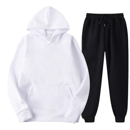 

Juebong 2PCS Outfits Men s And Women s Sports Tracksuits Long Sleeve Pullover Hoodies Sweatshirt And Sweatpants Fall Winter Suit