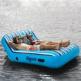 thumbnail image 4 of Aqua Heavy Duty Ultra Comfort Inflatable 2 Person Pool Float Recliner Lounger, 4 of 8