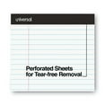 thumbnail image 4 of Universal UNV30730 8.5 in. x 11 in. Premium Wide/Legal Ruled Writing Pads with Heavy-Duty Back - Black Headband (12/Pack), 4 of 7