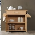 thumbnail image 3 of Pemberly Row Kitchen Island with Spice Rack in Beech, 3 of 8