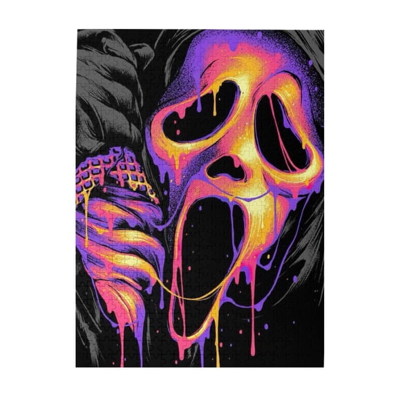 Scream Ghostface 500 Pieces Wooden Puzzle Jigsaw Puzzles For Adults - Puzzles Gifts