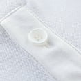 thumbnail image 3 of WhouRiu Girls Short Sleeve Pleated Polo Dress Loose School Uniform Dress White,Sizes 4-5, 3 of 8