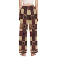 thumbnail image 3 of FORMRS Women's Pajama Pants with Pockets Soft Comfy Loungewear Sleep Bottom, Sizes S-2XL, Star Spangled Squares, 3 of 8