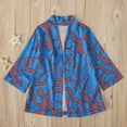 thumbnail image 4 of Mercatoo Toddler Baby Girls African Print Jacket Long Sleeve Cardigan Clothes Girls Spring Autumn Jacket Size 1 to 4 Years, 4 of 9