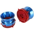 thumbnail image 1 of 1 par de adaptadores de buje NAB, abridor de cinta de carrete a carrete de aluminio pulido profesional para Studer ReVox para Akai para Teac Blue, 1 of 12