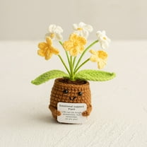 Thank You Gifts for Women, Positive Flower Emotional Support Crochet Flowers - Christmas Birthday Gifts Appreciation Inspirational Gifts for Women Coworker Teacher Friend Nurse