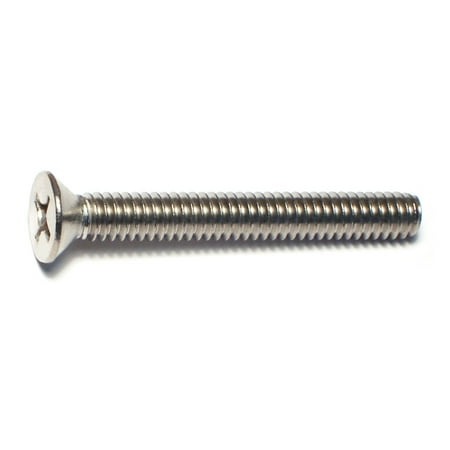 

1/4 -20 x 2 18-8 Stainless Steel Coarse Thread Phillips Flat Head Machine Screws MSFSS-353