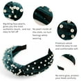 thumbnail image 3 of ZOUYUE Womens Headbands, 6Pcs Knotted Head Bands No Slip Fashion for Girls Wide Top Knot Turban Velvet Hair Hoops, 3 of 8