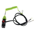 thumbnail image 1 of Interruptor de parada de emergencia para manillar de 7/8", interruptor de freno de motor, accesorio de repuesto universal para motocicletas y Verde, 1 of 8