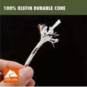 (2 pack) Ozark Trail Polyester Utility Cord, White, 50