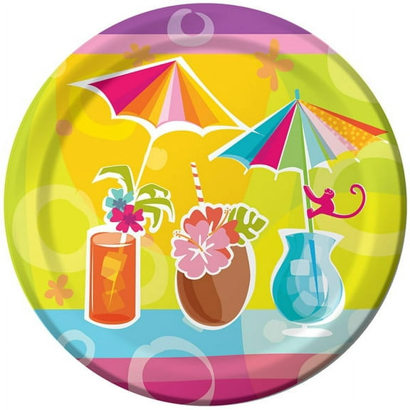 Happy Hour Party 9 inch Lunch/Dinner Plates