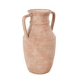 thumbnail image 6 of DecMode 16" Antique Style Pink Ceramic Vase with Handles, 6 of 9