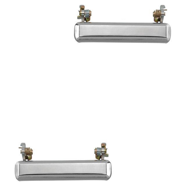 Par de Manijas Puerta Exterior 720 1981 al 1986 Nissan HUSHAN Delanteras Cromado Zinc