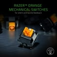 thumbnail image 3 of Razer BlackWidow Lite: Silent and Tactile Gaming Keyboard - Compact with Detachable Cable - Tenkeyless Design - Razer Orange Switches, 3 of 7