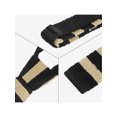 thumbnail image 3 of Corbatas de rayas planas y delgadas para hombres INSPIRE CHIC para el Día del Padre, corbatas de punto para negocios informales, negro y caqui, talla única, 3 of 4