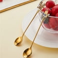 thumbnail image 4 of 4Pcs Stainless Steel Christmas Coffee Spoons for Milk Coffee Dessert Cake Tea Soup, 4 of 7