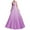 DT-Purple, variant on DailyTrove Women's Ball Gown-Sleeveless-Floor-Length-Tulle-for Quinceañera/Prom-Voluminous Skirt