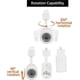 thumbnail image 2 of 6 Pack LED Track Lighting Heads, 3000K Warm White H-Type Spotlight for Art Exhibition & Task Lighting, 2 of 5