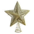 thumbnail image 2 of Christmas Star Tree Topper, Xmas Glitter Hollow Star Treetop Topper, 3D Hollow Star Tree Top Ornament, 5 Point Star Xmas Treetop Ornaments for Christmas Home Office Mall Decor, 7.68X9.25 Inch, 2 of 7