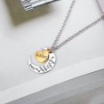 thumbnail image 2 of Sister Gifts Heart Pendant Necklace Sister Jewelry Graduation Birthday Christmas Gifts for Sister from Sister Brother, 2 of 6
