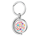 thumbnail image 1 of Mascara Lazo Balloon Brasil Carnaval Rotating keychain Metal Keyring Holder, 1 of 2