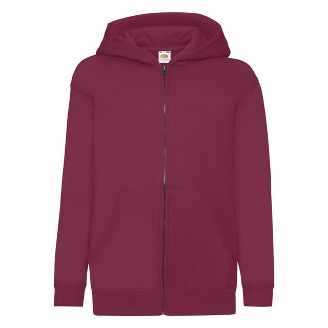 Fruit Of The Loom Boys/Girls Hooded Sweatshirt Jacket