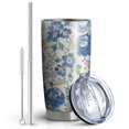 thumbnail image 2 of 20 Oz Pioneer Flower Coffee Tumbler Double Wall Insulated Stainless Steel Water Bottle | Metal Reusable Thermoses Flask with Cup Cap | Leak & Sweat Proof with Anti-Dust Lid, 2 of 7