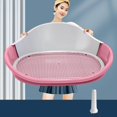 thumbnail image 3 of Dog Toilet with Urinary Column Dog Litter Tray Litter Tray Mesh Grids Potty Trainer Pink, 3 of 8