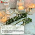 thumbnail image 3 of NY Spice Shop 4 Inch Rosemary and White Sage Bundle - 5 Pack - Sage Smudge Stick - Sage Sticks – Insence, 3 of 7