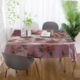 thumbnail image 6 of YAZAOO Square Tablecloth Tea Set with Pink Roses Pattern Tableclothes, 6 of 9