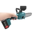 thumbnail image 3 of Mini Cordless Chainsaw, Portable One-Handed Chain Saw, Electric Chainsaw for Wood Cutting 8in Maximum Cutting Diameter,4360rpm,800WNew, 3 of 12