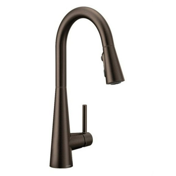 Moen 7864ORB Sleek Single Handle Pull Down Kitchen Faucet in Oil Rubbed Bronze