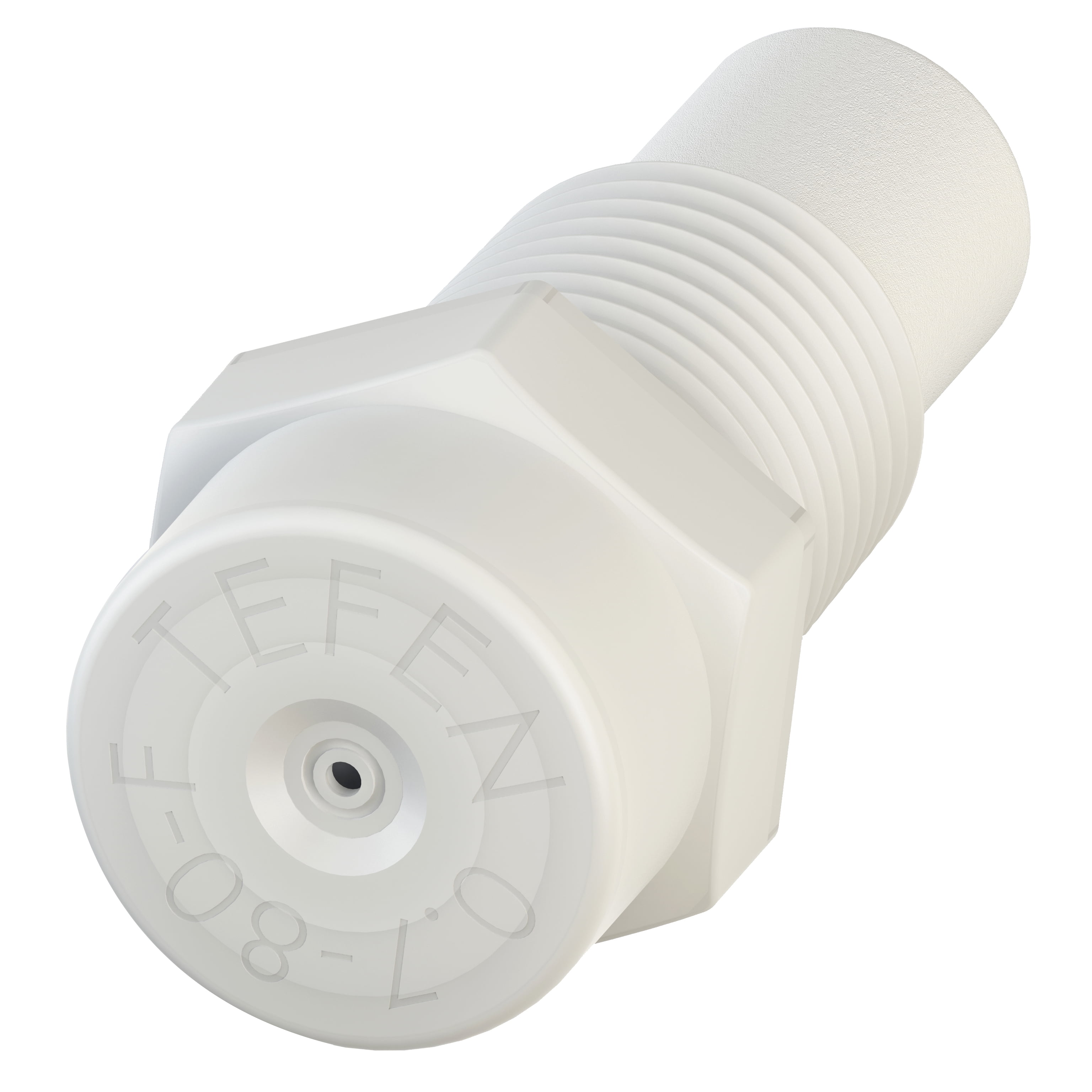 Plastic Fogger Misting Nozzles with Poly Filter White 1/8in NPT 1 GPH