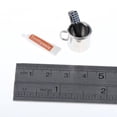 thumbnail image 2 of Mini Taza de Metal para Enjuague Bucal Perfecl 1:12 con Cepillo de Juguete, 2 of 8