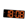 thumbnail image 2 of GUOOL Digital Wall Clock LED Desktop Alarm Clock for Teens Living Room Learning Orange, 2 of 9