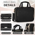 thumbnail image 4 of Soda Candy Bible Cover Case for Women Large Bible Bag Bible Study Supplies Church Camp Essentials Christian Gifts for Women Journaling Kit Quilted Bible Book Sleeve, 4 of 7