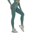 thumbnail image 2 of VASLANDA Women's High Waist Workout Seamless Smile Yoga Leggings Scrunch Butt Tummy Control Compression Yoga Pants Active Tights, 2 of 6