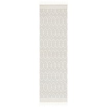 SAFAVIEH Vermont Willoughby Trellis Runner Rug, Ivory, 2'3" x 8'
