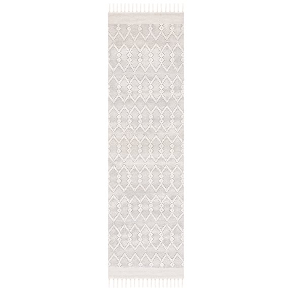 SAFAVIEH Vermont Willoughby Trellis Runner Rug, Ivory, 2'3" x 8'
