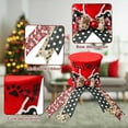 thumbnail image 4 of Christmas Tree Topper, Christmas Tree Topper Hat, Candy canes Tree Topper, Tree Topper Christmas Decorations with Bow Ribbon Christmas Tree Ornaments for Home Decor, 4 of 8